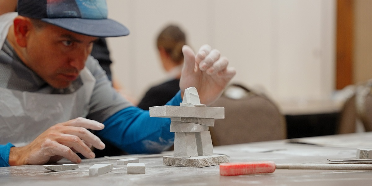 Fathom Stone: Sculpt & Sip: Stone Carving + Wine Tasting