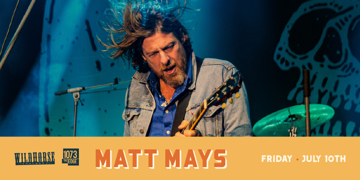 Matt Mays Wildhorse Saloon event artwork from Showpass