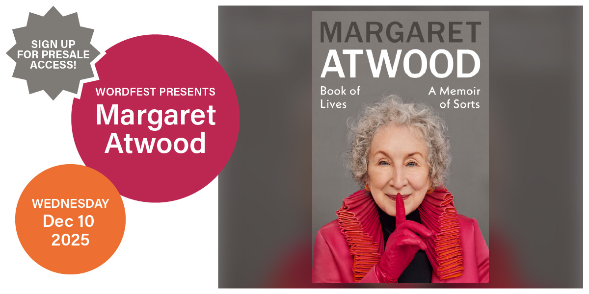 Wordfest presents Margaret Atwood