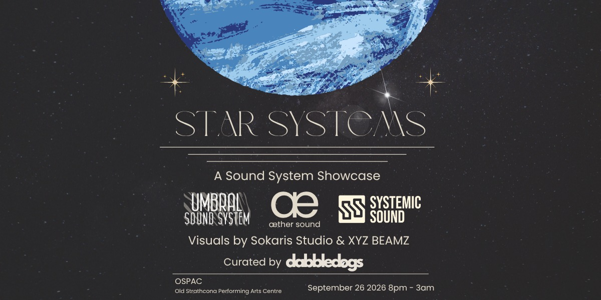 Star Systems event artwork from Showpass