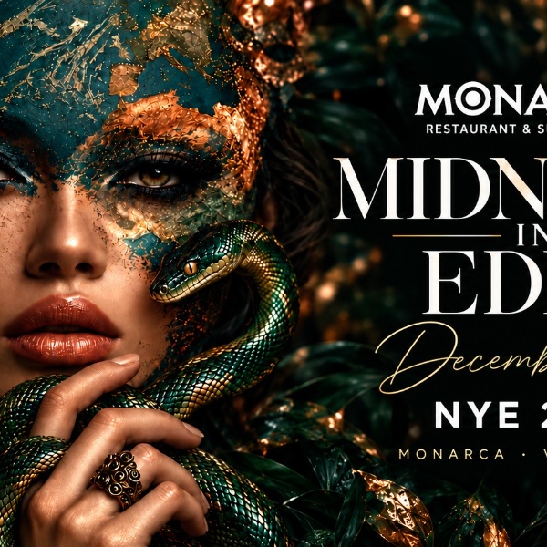 Midnight in Eden - NYE 2027 at Monarca, Gastown