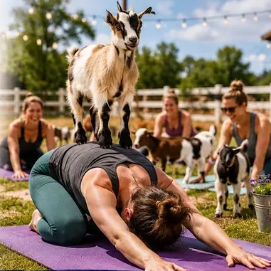 Goat Yoga in Mississauga