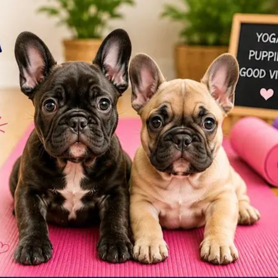French Bulldog Puppy Yoga in Vaughan