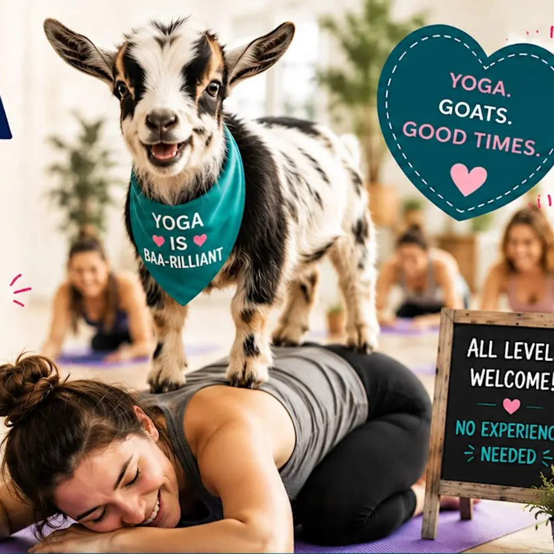 Goat Yoga in Toronto